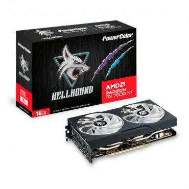 POWERCOLOR Hellhound AMD Radeon RX 7600XT 16GB GDDR6 128-bit RX7600XT 16G-L/OC Grafička karta