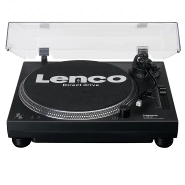 LENCO L-3818BK Direct Drive Black Gramofon
