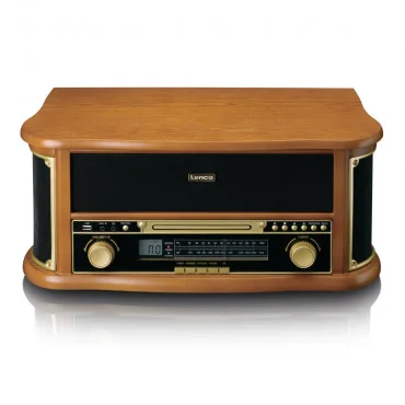 LENCO TCD-2551WD Classic Phono Retro Gramofon