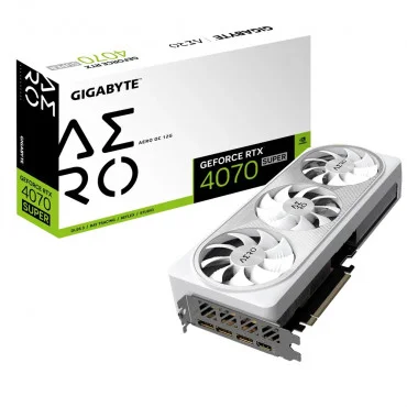 GIGABYTE GeForce RTX 4070 SUPER AERO OC 12GB GDDR6X 192-bit GV-N407SAERO OC-12GD Grafička karta