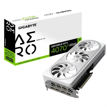 GIGABYTE GeForce RTX 4070 Ti SUPER AERO OC 16GB GDDR6X 256-bit GV-N407TSAERO OC-16GD Grafička karta