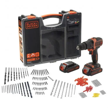 BLACK & DECKER BDCHD18BOA Akumulatorska bušilica-odvijač sa setom pribora