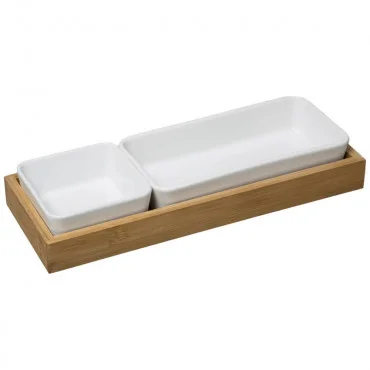 SECRET DE GOURMET Bamboo Box Aperitif Set od 3 dela