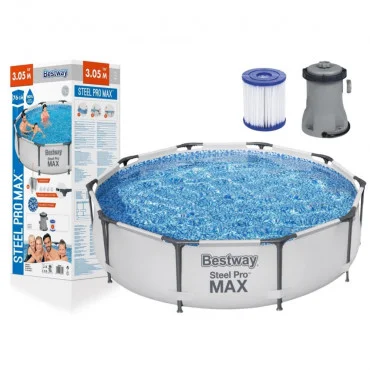 BESTWAY Steel Pro Max Bazen sa filter pumpom 305 x 76 cm