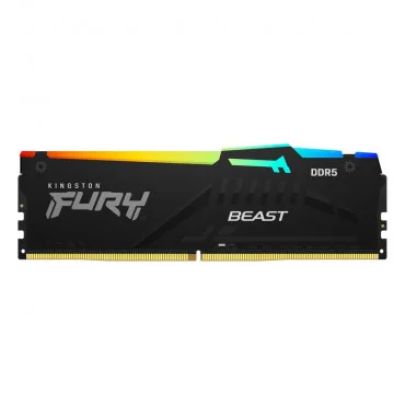 KINGSTON FURY Beast RGB 16GB DDR5 6400MHz CL32 Black KF564C32BBA-16 Memorija