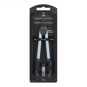 FABER CASTELL Quick Peg Grip Sky Blue Set 174074 Šestar