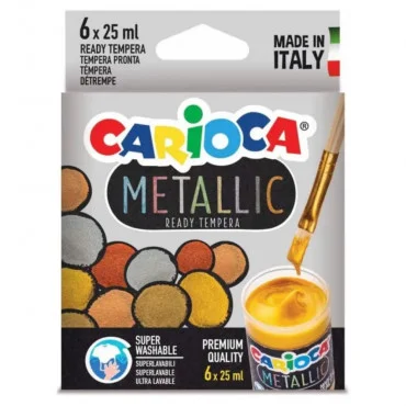 CARIOCA Metalik Tempere u čaši 1/6 25ml