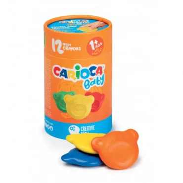 CARIOCA Teddy -Baby Voštane boje Kartonska čaša 1/12