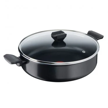 TEFAL Simply Clean B5677253 28 cm Plitka šerpa sa poklopcem 