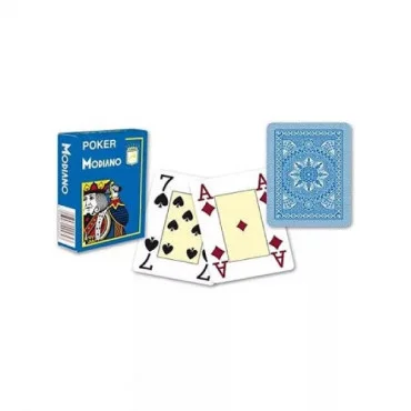 MODIANO Cristallo Blue Poker karte