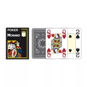 MODIANO Cristallo Black Poker karte