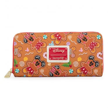 LOUNGEFLY Disney Ginger Bread AOP Zip Around Novčanik