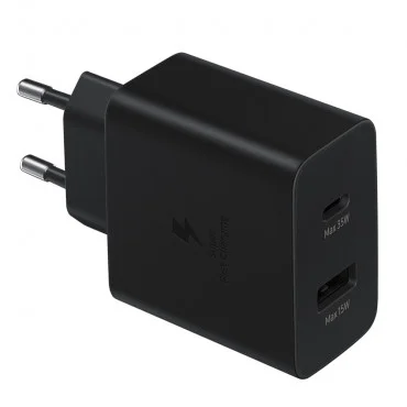 SAMSUNG EP-TA220-NBE USB-C + USB-A 35W Adapter