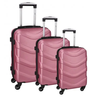 EMPIRE Rome Vino roze Set od tri kofera