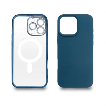 JUST IN CASE 2u1 Extra case MAG MIX PLUS paket PLAVI za iPhone 16 Pro