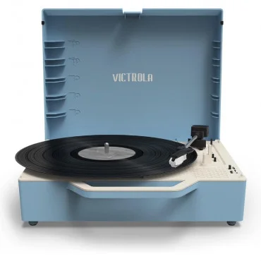 VICTROLA VSC-725SB-LB Re-Spin Light Blue Gramofon