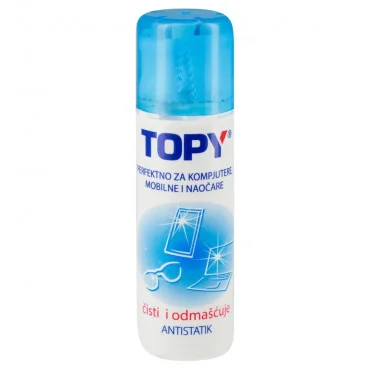 TOPY Sprej za čišćenje 120 ml + Mikrofiber krpica