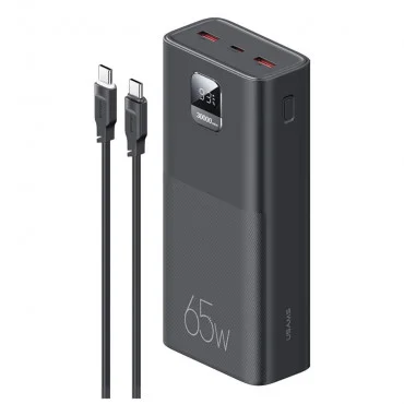 USAMS 30000mAh 65W Power bank + USB Type-C kabl