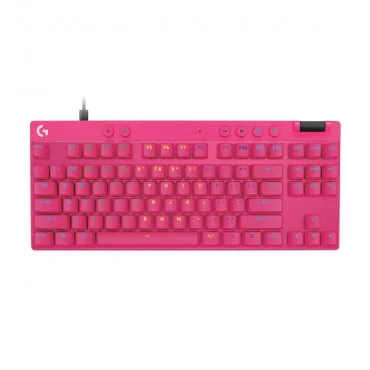 LOGITECH G PRO X TKL Rapid Pink US 920-013253 Gejmerska tastatura