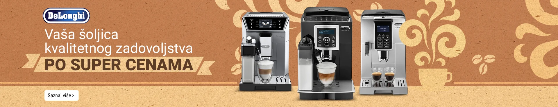 Snižene cene DeLonghi aparata za kafu